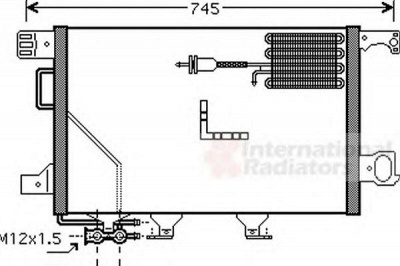 VAN WEZEL 30005361 -  Конденсатор, кондиционер